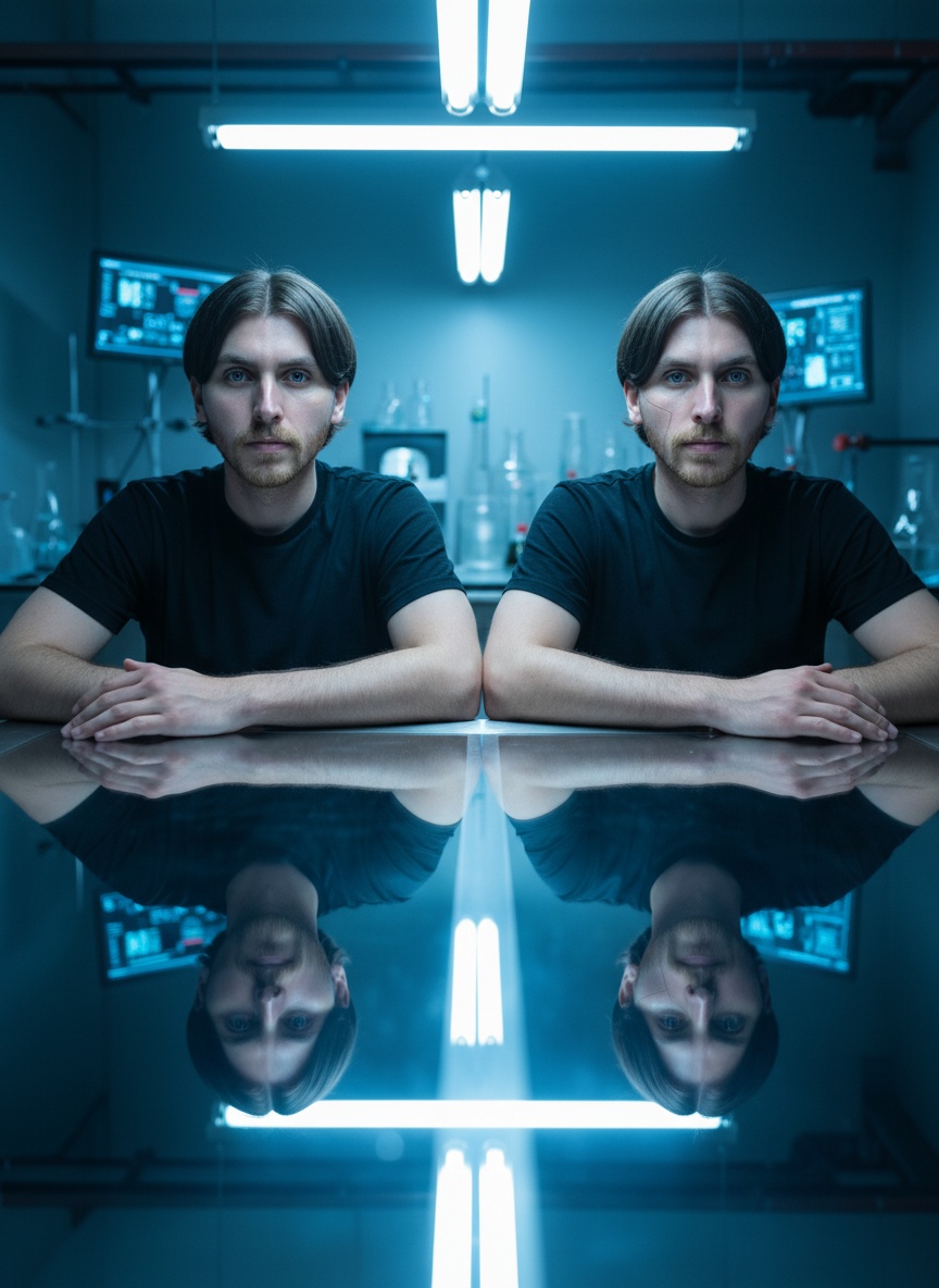 AI Twin Mirror AI effect example for ecommerce product