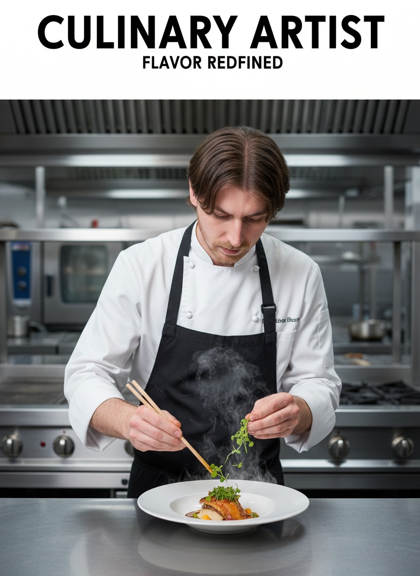 Chef Cover Shot AI effect example for dating profile