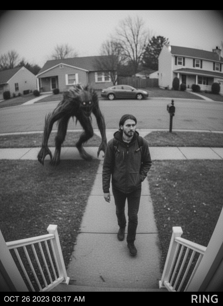 Caught on Camera AI effect example for instagram post