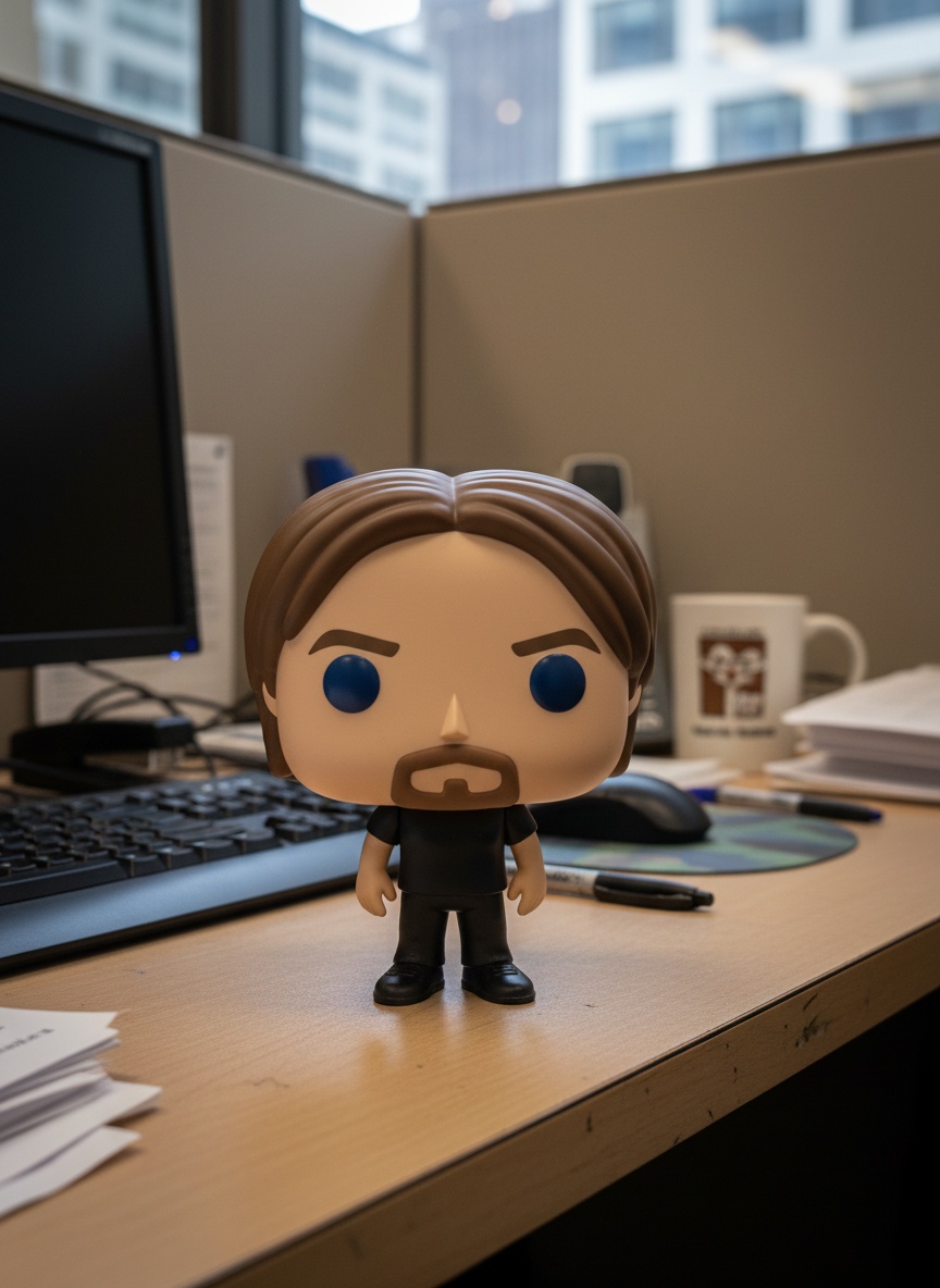 Funko Pop Office AI effect example for gaming avatar