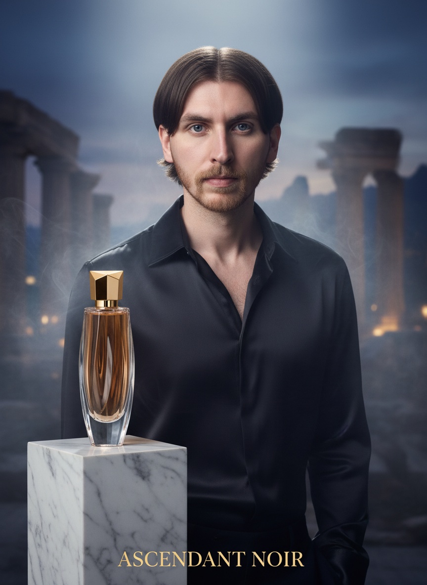 Luxury Fragrance Ad AI effect example for dating profile