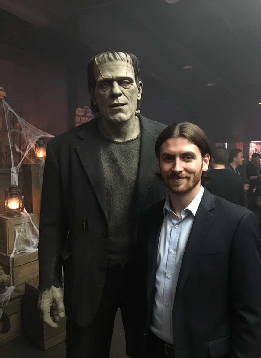 Classic Monster Photo AI effect example for gaming avatar