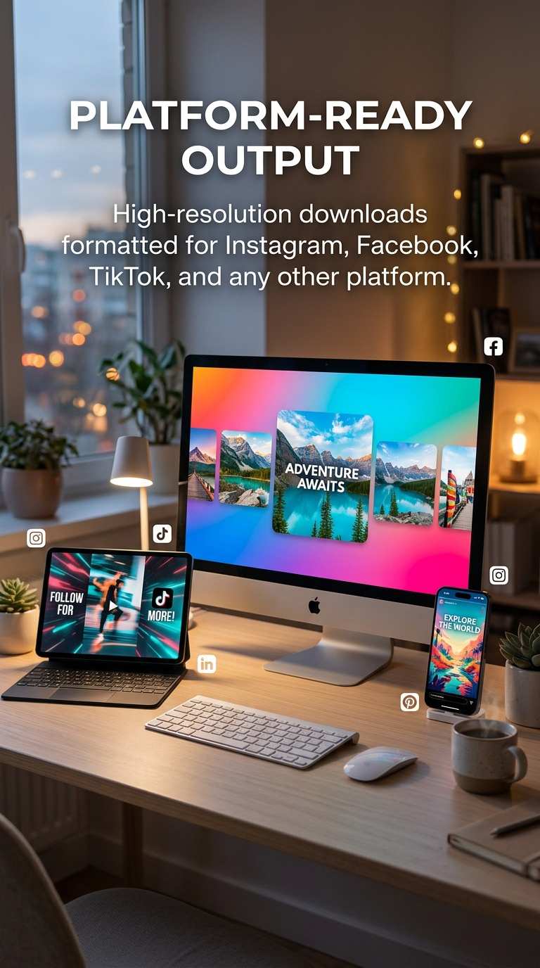 Platform-ready output